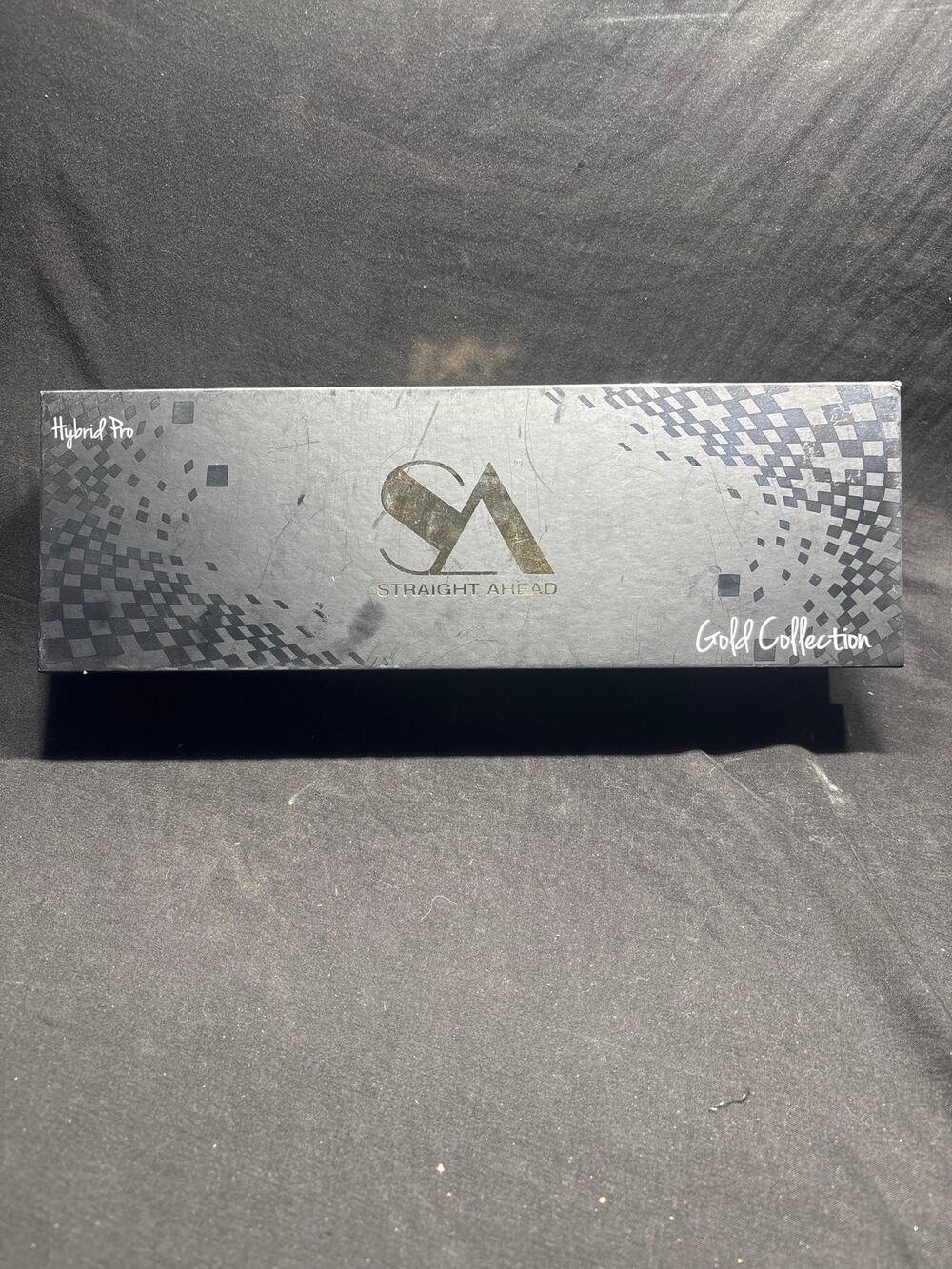 SA Straight Ahead Hybrid Pro Hair Straightener Flat Iron Model 550 Black In Box
